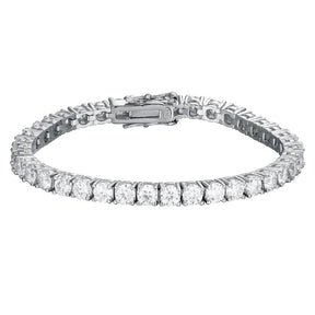 Riviera de Prata 925 com Moissanite Sparkle Elegance | Atelier Moissan

