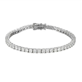 Riviera de Prata 925 com Moissanite Sparkle Elegance | Atelier Moissan

