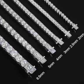 Riviera de Prata 925 com Moissanite Sparkle Elegance | Atelier Moissan

