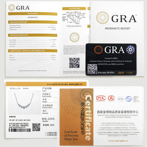 Colar de Prata 925 com Moissanite Oval Radiance | Atelier Moissan

