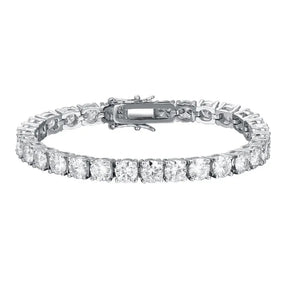 Riviera de Prata 925 com Moissanite Sparkle Elegance | Atelier Moissan

