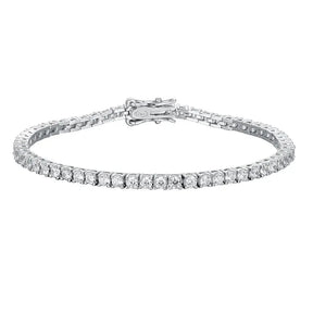 Riviera de Prata 925 com Moissanite Sparkle Elegance | Atelier Moissan

