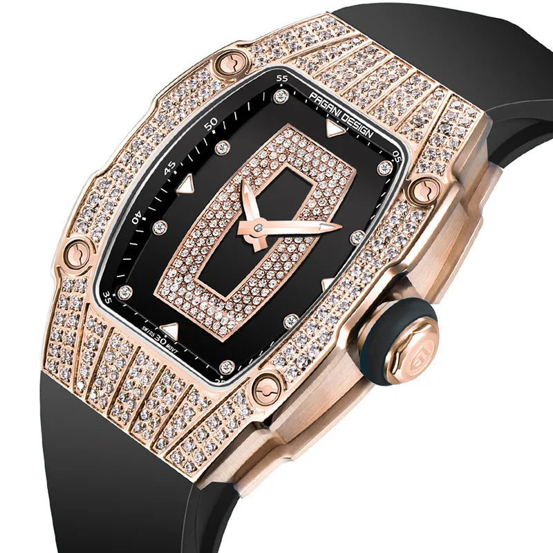 Relógio Feminino Pagani Design PD-YS013 – Safira, Quartzo, 10ATM